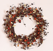 16" Dried Pod Wreath