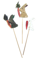 2.5" Standing Bunny on 5" Pick - SPECIAL PRICE