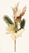 19" Mixed Baroque Xmas Spray
