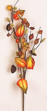 23" Natural Lantern/Pussywillow Spray