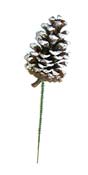 4" White  Tip Pine Cone Pick