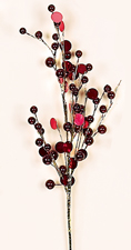 26" Pearl Bead & Sequin Spray