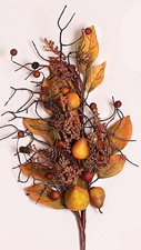 31" Fall Pear Spray