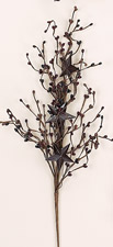 24" Mini Berry Spray w/Metal Stars