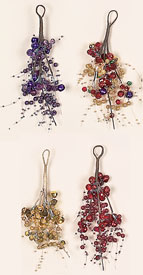 7" Bead & Bell Ornament