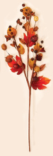 25" Leaf & Pod Spray
