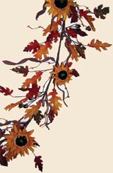 5' Sunflower Garland