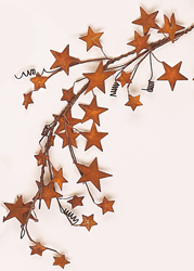 5' Metal Star Garland