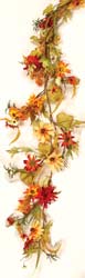 5' Fall Floral Garland
