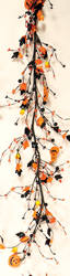 5' Berry/Candy Corn & Pumpkin Garland
