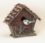 4" Natural Tabletop Birdhouse
