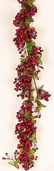 5' Pepper Berry Garland - WEATHERPROOF