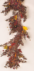 4' Mixed Fall Floral Garland - CLOSE OUT