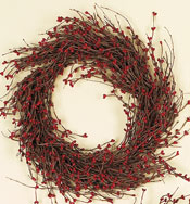 16" Natural Mini Berry Wreath
