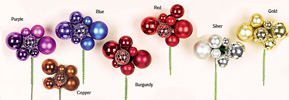 Xmas Ball Pick x 7