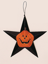 21" Barn Star Pumpkin