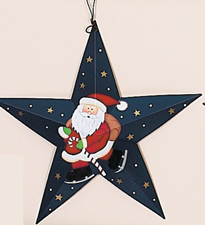 24" Barn Star Santa