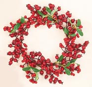 13" Weatherproof Berry Wreath