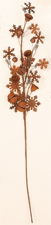30" Rusty Bell Snowflake Spray