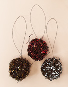 3.5" Sequin Ball Ornament