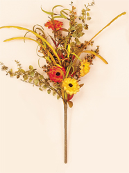 18" Mixed Fall Floral Spray