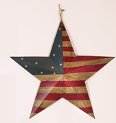 21" Americana Barn Star