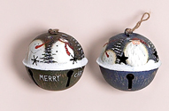 5.5" Handpainted Bell Ornament