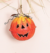 5.5"  Tin Pumpkin Bell