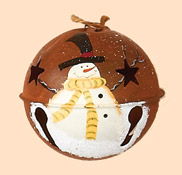 5.5" Handpainted Bell Ornament