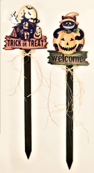 32" Wood Halloween Stake