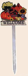 33" Wood Fall Stake
