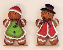 9.5" Standing Metal Gingerbread Man