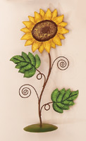 13" Standing Metal Sunflower