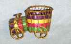 Color Car Basket w/Liner - CLOSE OUT