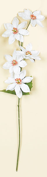 20" Mini Poinsettia Spray x 5- CLOSE OUT