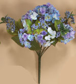 15" Hydrangea & Berry Bush