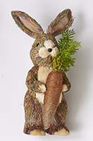 12" Standing Rabbit w/ Carrot 