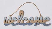 16" WOOD WELCOME SIGN