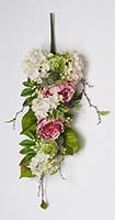 33" Hydrangea Peony Swag