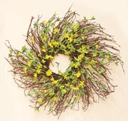 24" Forsythia Twig Wreath