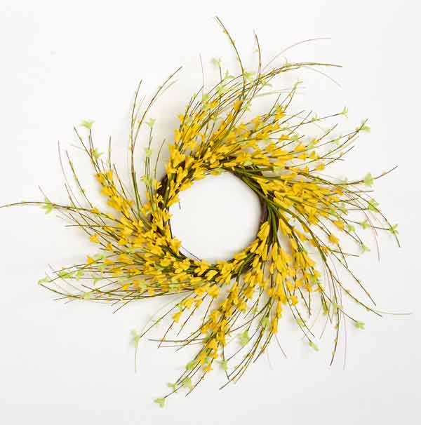 24" Forsythia Twig Wreath