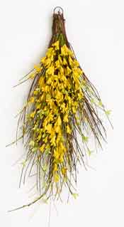 26" Forsythia Twig Teardrop