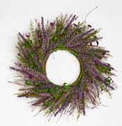 22" Lavender & Small Flower Twig Wreath