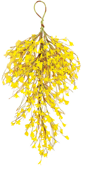 28" Forsythia Twig Teardrop