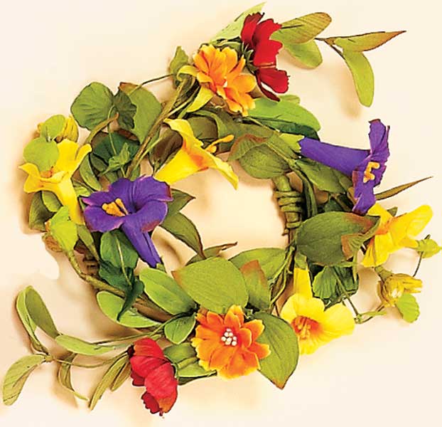 3.25" Mixed Floral Candle Ring