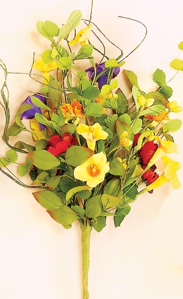 20" Mixed Floral Bush