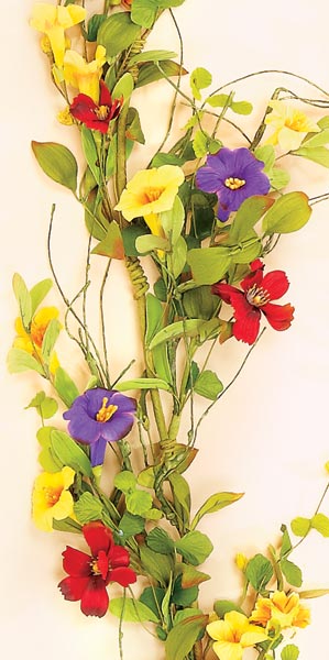5' Mixed Floral Garland