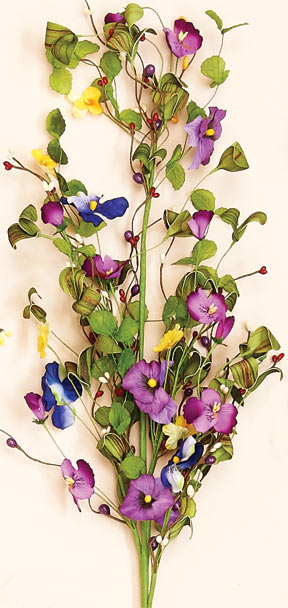 36" Pansy Spray