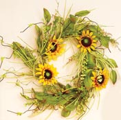 24" Sunflower Wreath