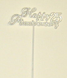 11" 25th Anniversary Flat Plastic Pick - SPECIAL PRICE